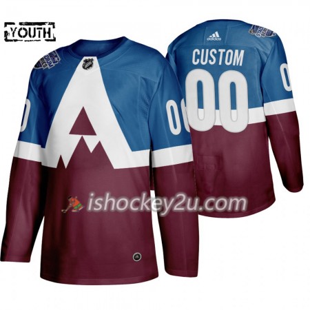 Børn NHL Colorado Avalanche Trøje Tilpasset Adidas 2020 Stadium Series Authentic